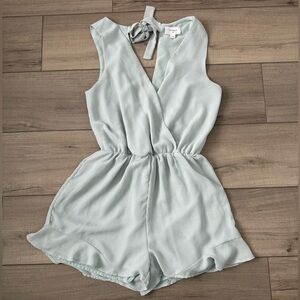 Everly Mint Romper